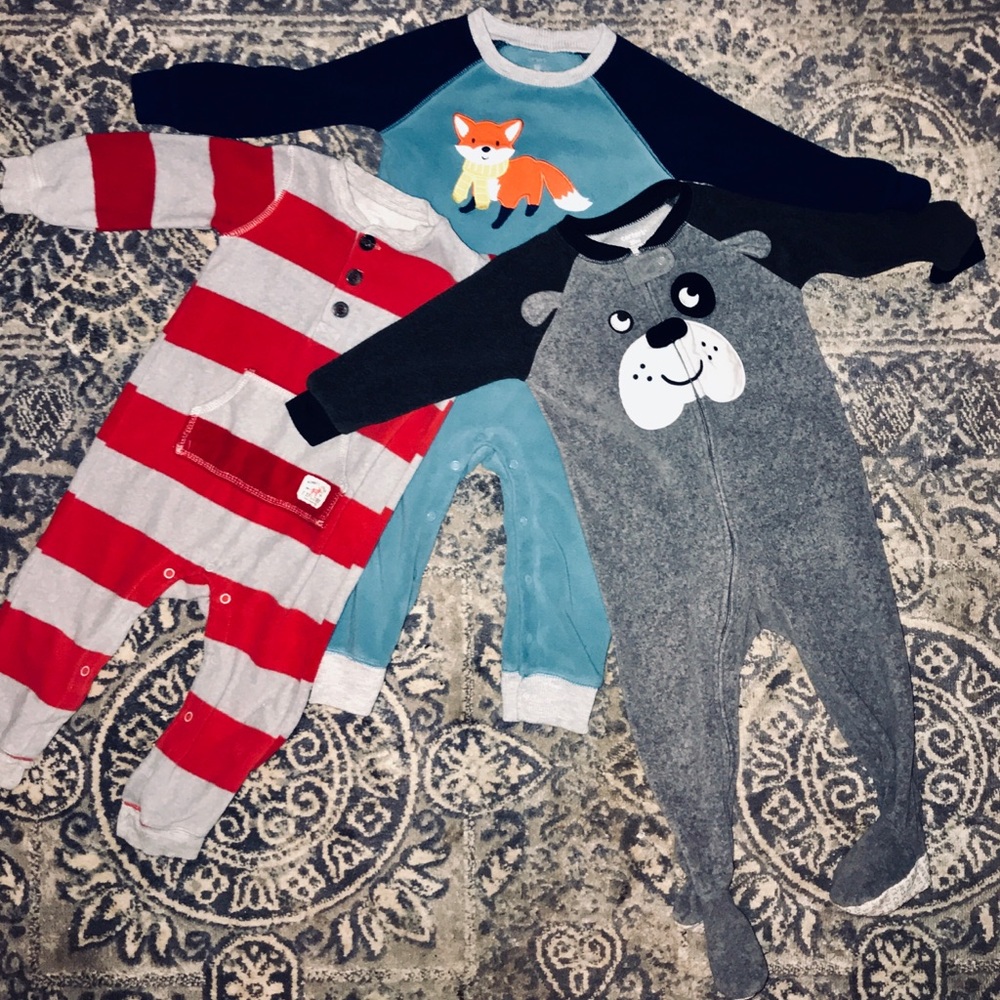 Carter’s Bundle of 3 One Piece Bodysuits 18 MO